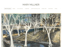 Tablet Screenshot of marymillner.com